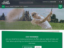 Tablet Screenshot of golfcentral.ns.ca